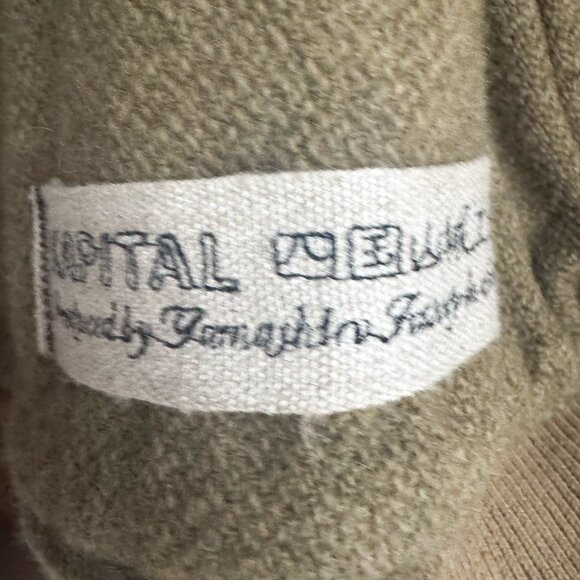 Kapital Army Green Wool Snap Closure Vest S - Picture 7 of 8